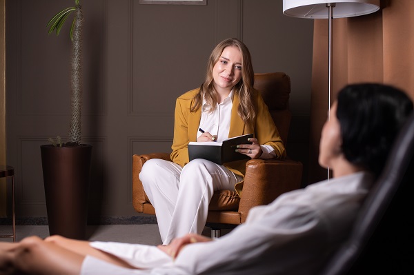 Seduta di psicoterapia.